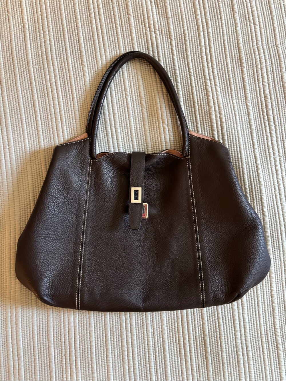 ✂️Cats Leather Brown Chocolate Bag Made in Spain